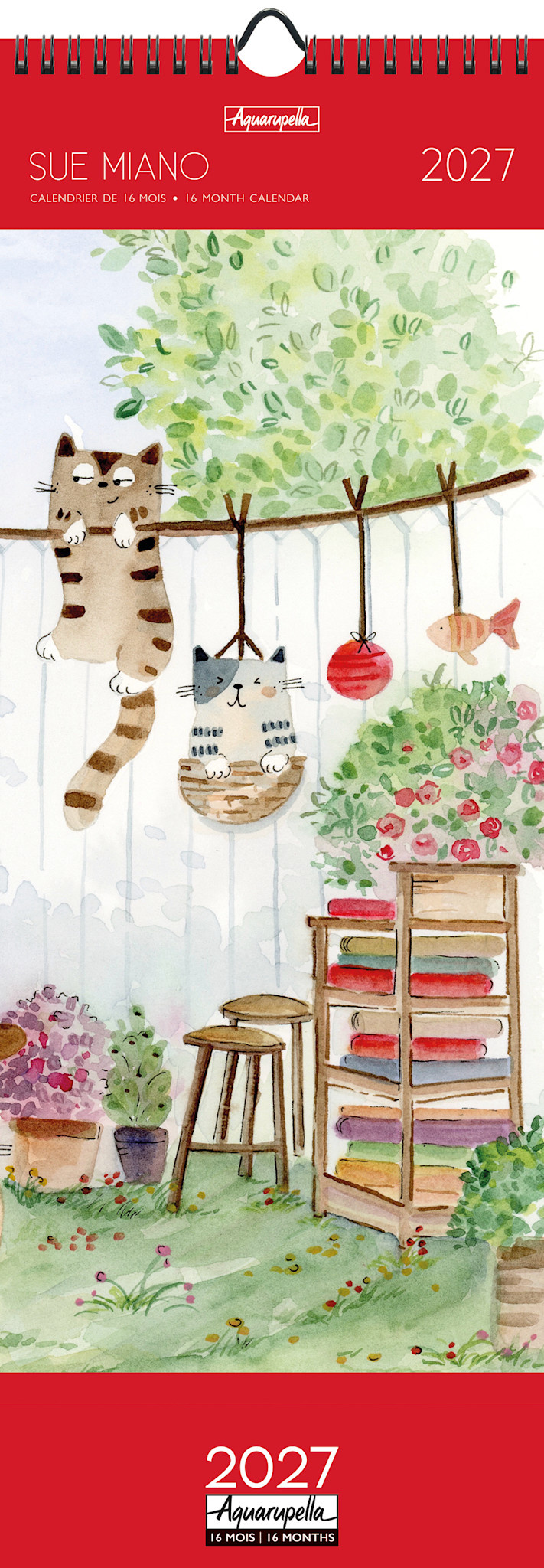 Calendriers Longs 16,5x41 2027 Sue Miano