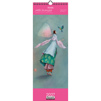 7708 - Calendriers Longs 16,5x41cm 2027 Gaëlle Boissonnard - L'envol