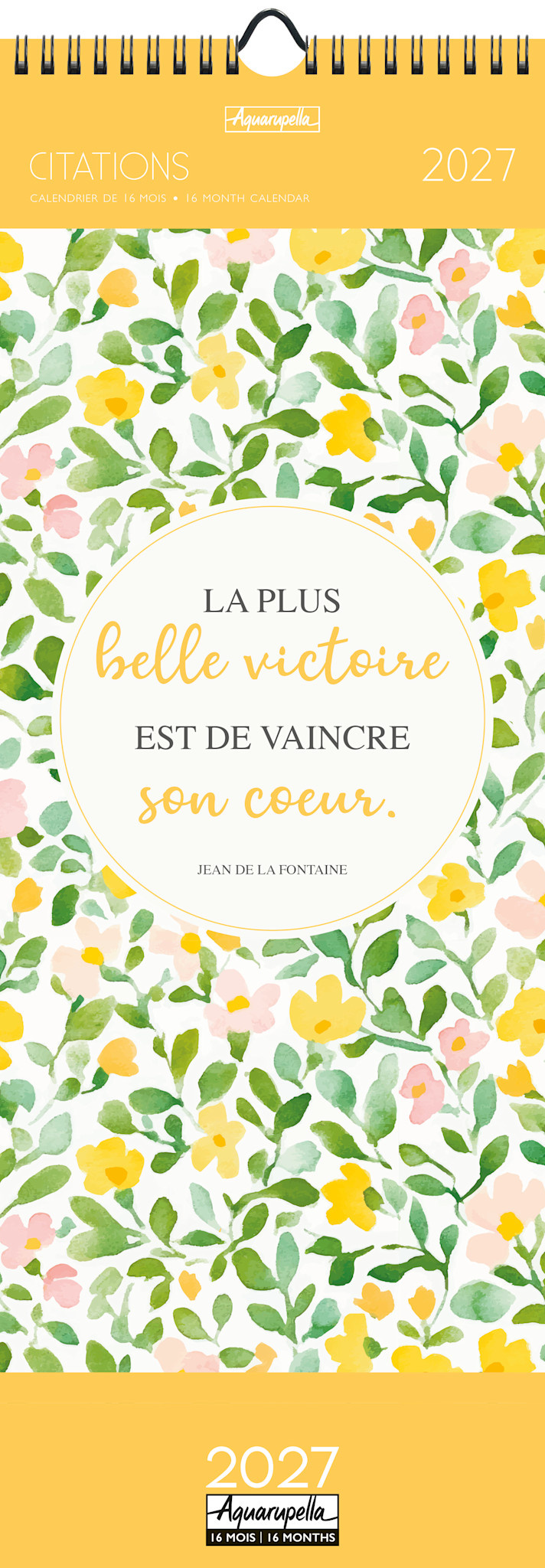 Calendriers Longs 16,5x41 2027 Citations