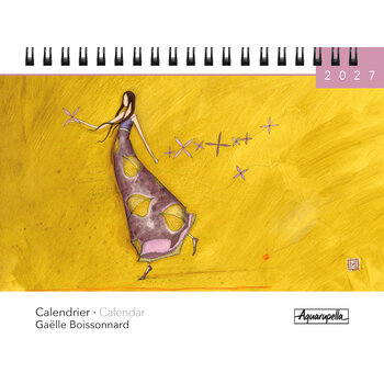 Calendriers Chevalet 18x13,5 2027 Gaëlle Boissonnard - Sourire du vent