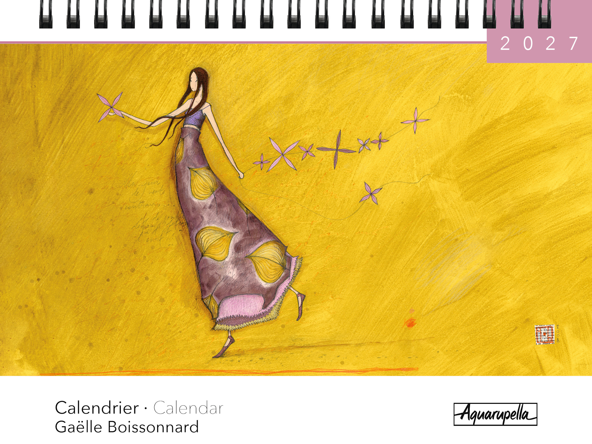 Calendriers Chevalet 18x13,5 2027 Gaëlle Boissonnard - Sourire du vent