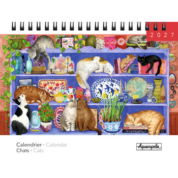 Calendriers Chevalet 18x13,5 2027 Chat