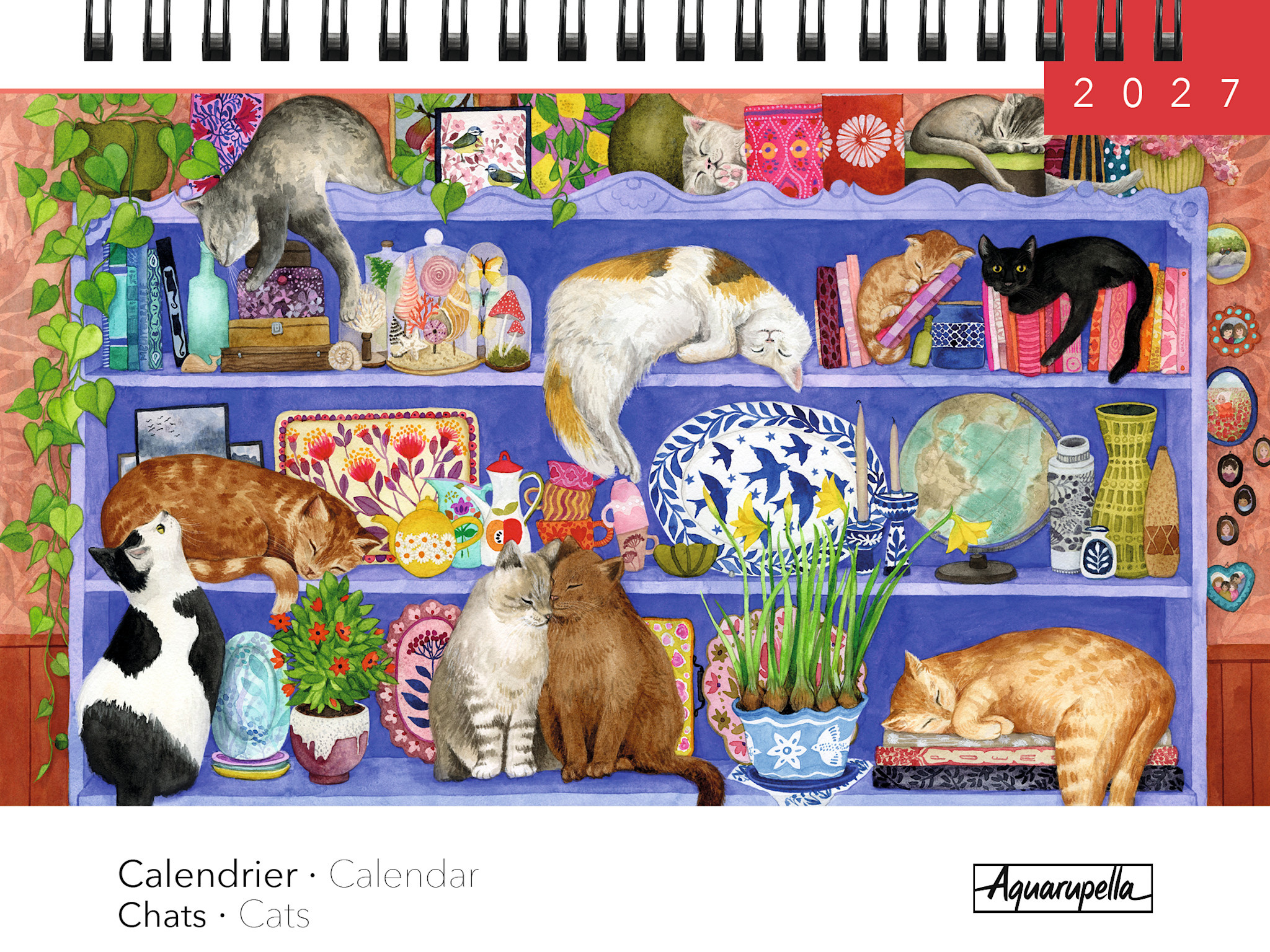 Calendriers Chevalet 18x13,5 2027 Chat