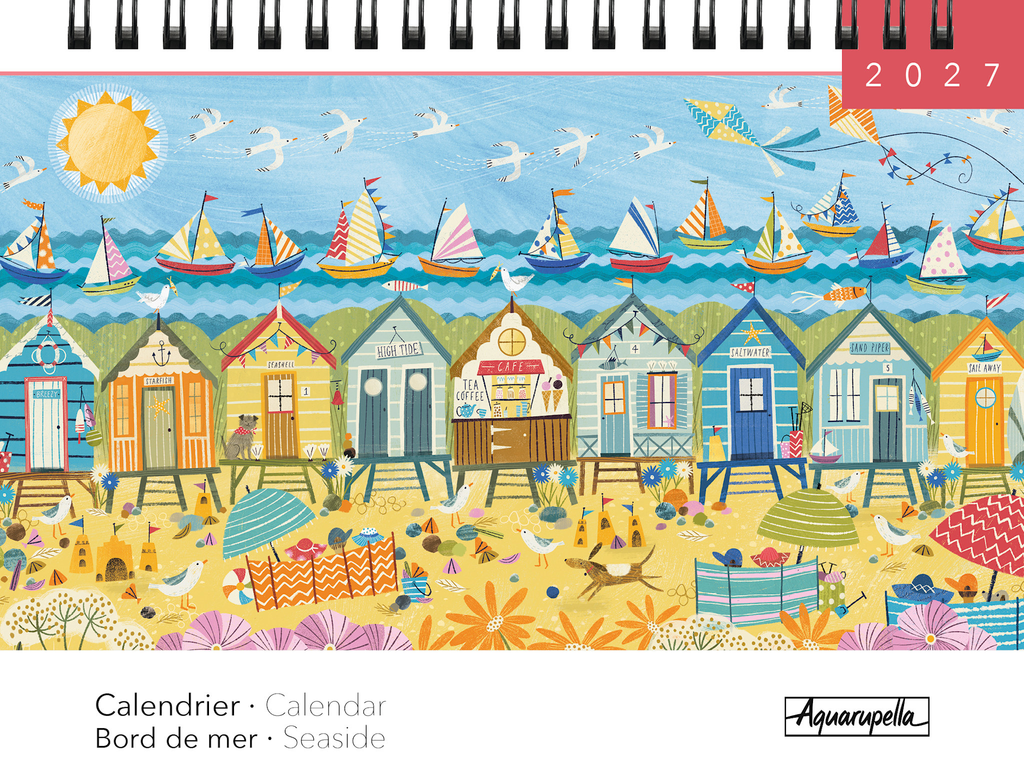 Calendriers Chevalet 18x13,5 2027 Bord de Mer