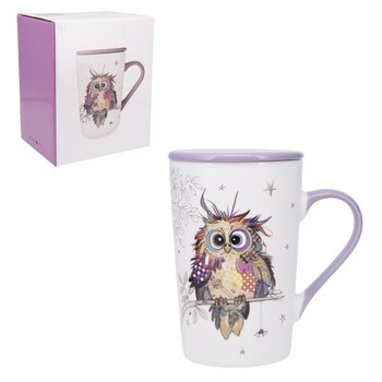 KIUB Mug Tisaniere Xl Conique Mat 435 Ml Kook Bebe Chouette