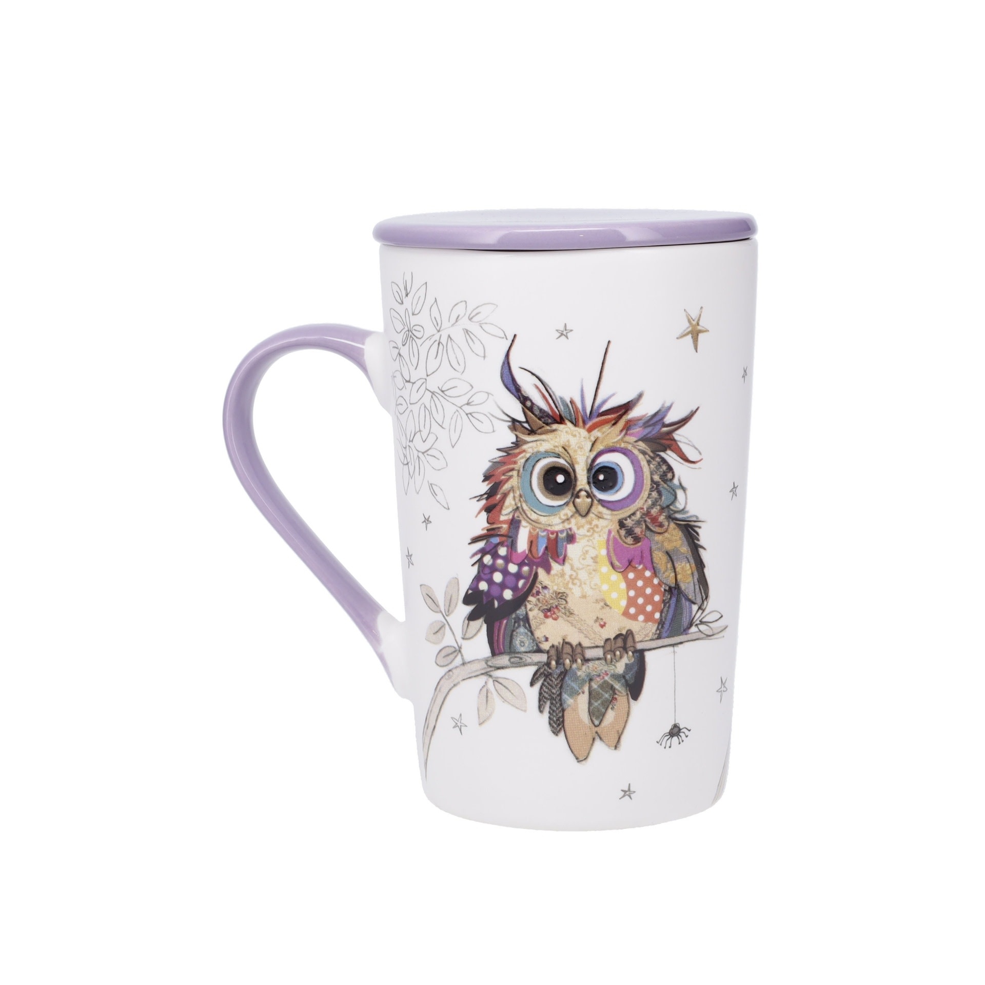 KIUB Mug Tisaniere Xl Conique Mat 435 Ml Kook Bebe Chouette