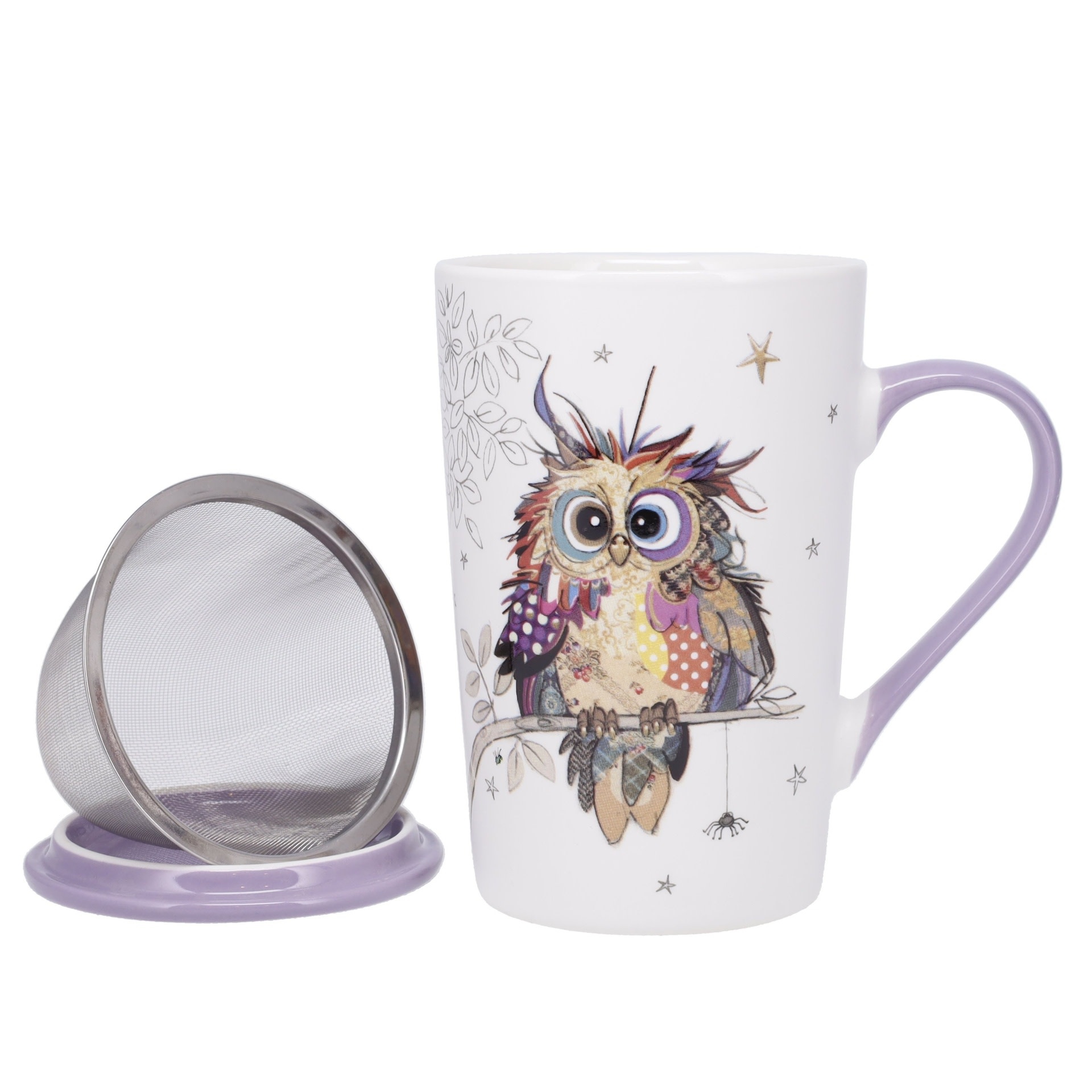 KIUB Mug Tisaniere Xl Conique Mat 435 Ml Kook Bebe Chouette
