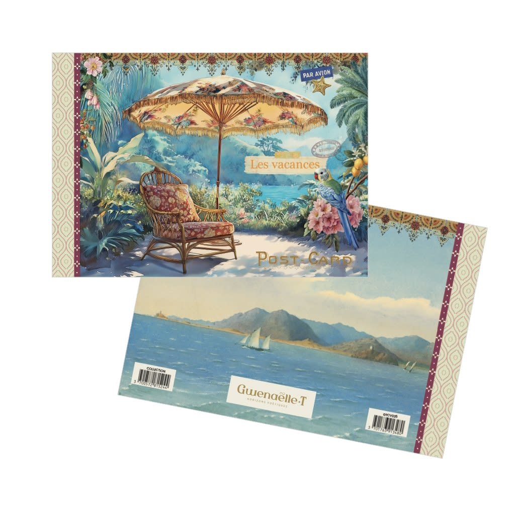 Cahier Illustre 48 Pages 21 X 15 Cm - Vacances