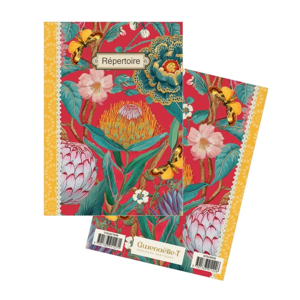 Repertoire Adresses 96 Pages 14.8 X 10.5 Cm - Pattern Papillon