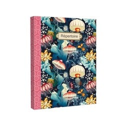 Repertoire Adresses 96 Pages 14.8 X 10.5 Cm - Pattern Meduse