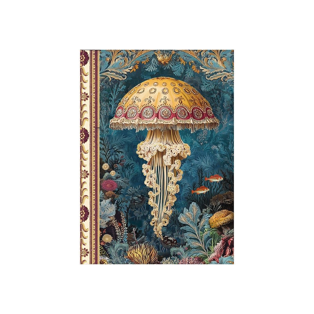 Carnet De Note 48 Pages 10.5 X 15 Cm - Meduse