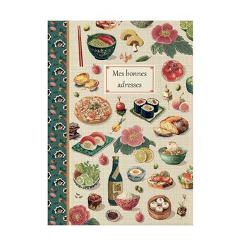 Cahier A Theme 48 Pages 15 X 21 Cm - Bonnes Adresses