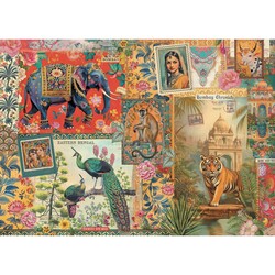 Puzzle 1000 Pcs 50 X 70 Cm + Pochon - Inde