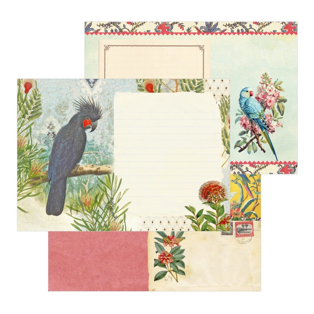 Mini Cahier Illustre 48 Pages 15 X 10 Cm - Perroquet