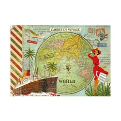 Cahier Illustre 48 Pages 21 X 15 Cm - Monde