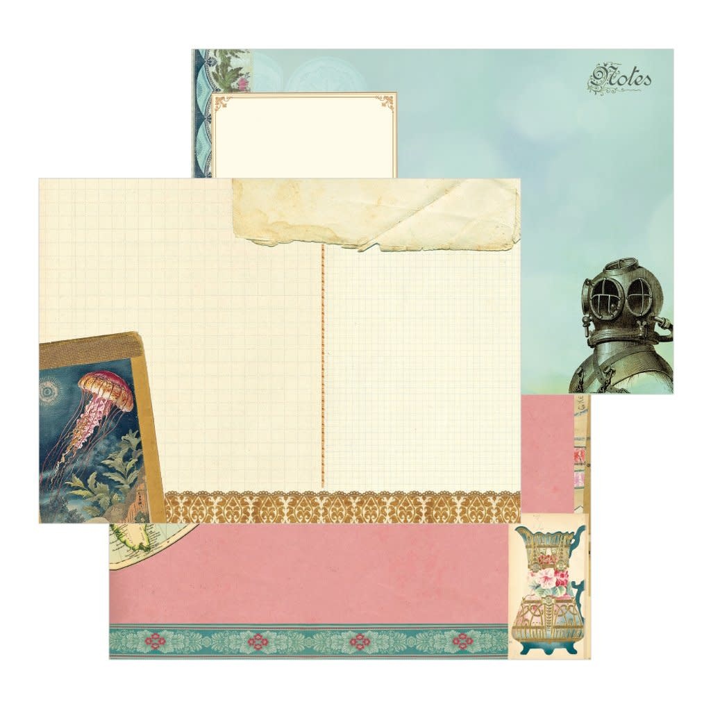 Mini Cahier Illustre 48 Pages 15 X 10 Cm - Tresors