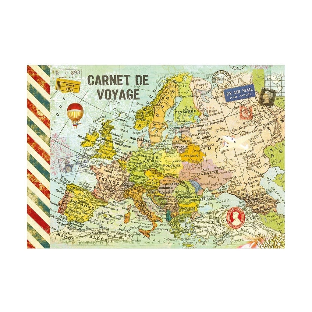 Cahier Illustre 48 Pages 21 X 15 Cm - Europe
