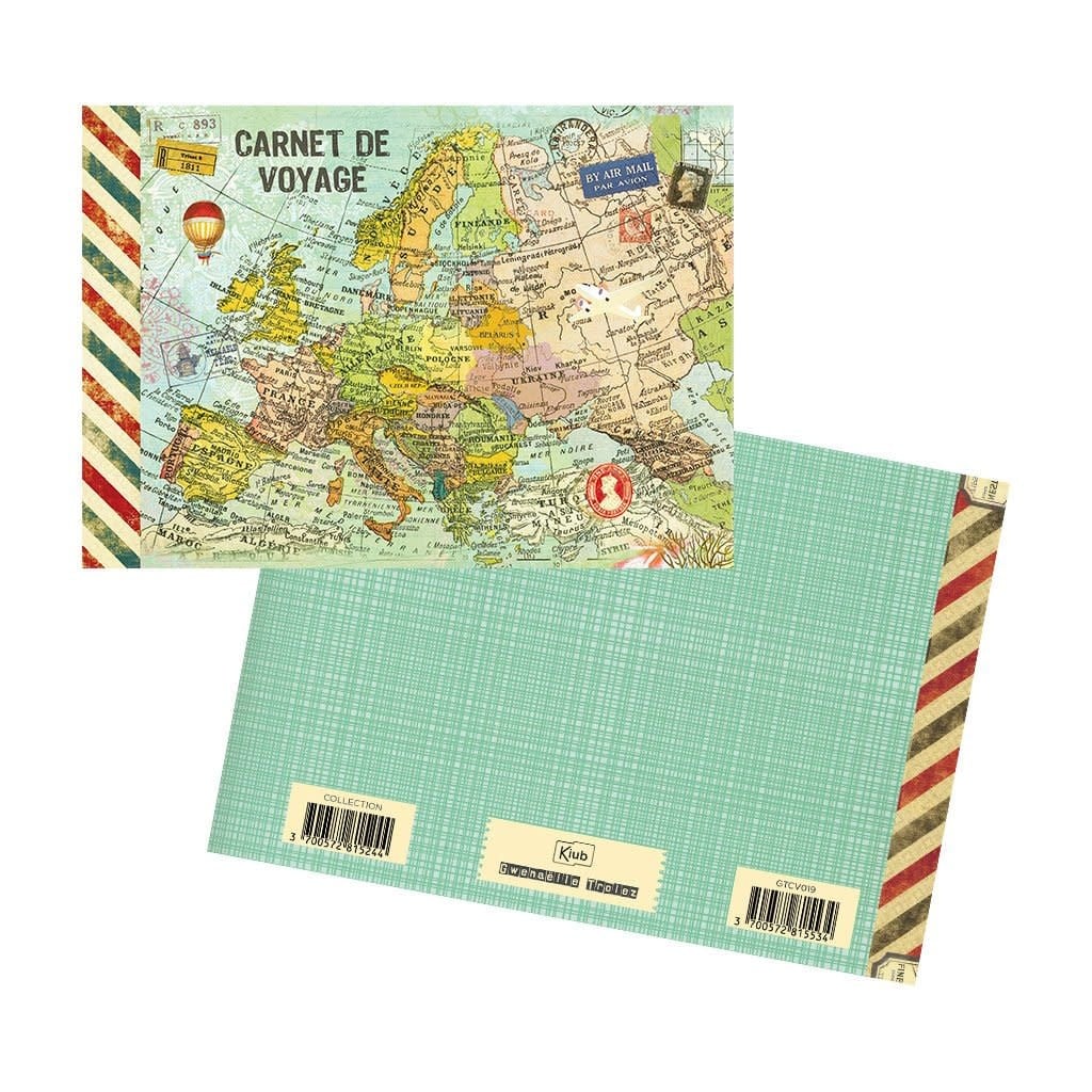 Cahier Illustre 48 Pages 21 X 15 Cm - Europe