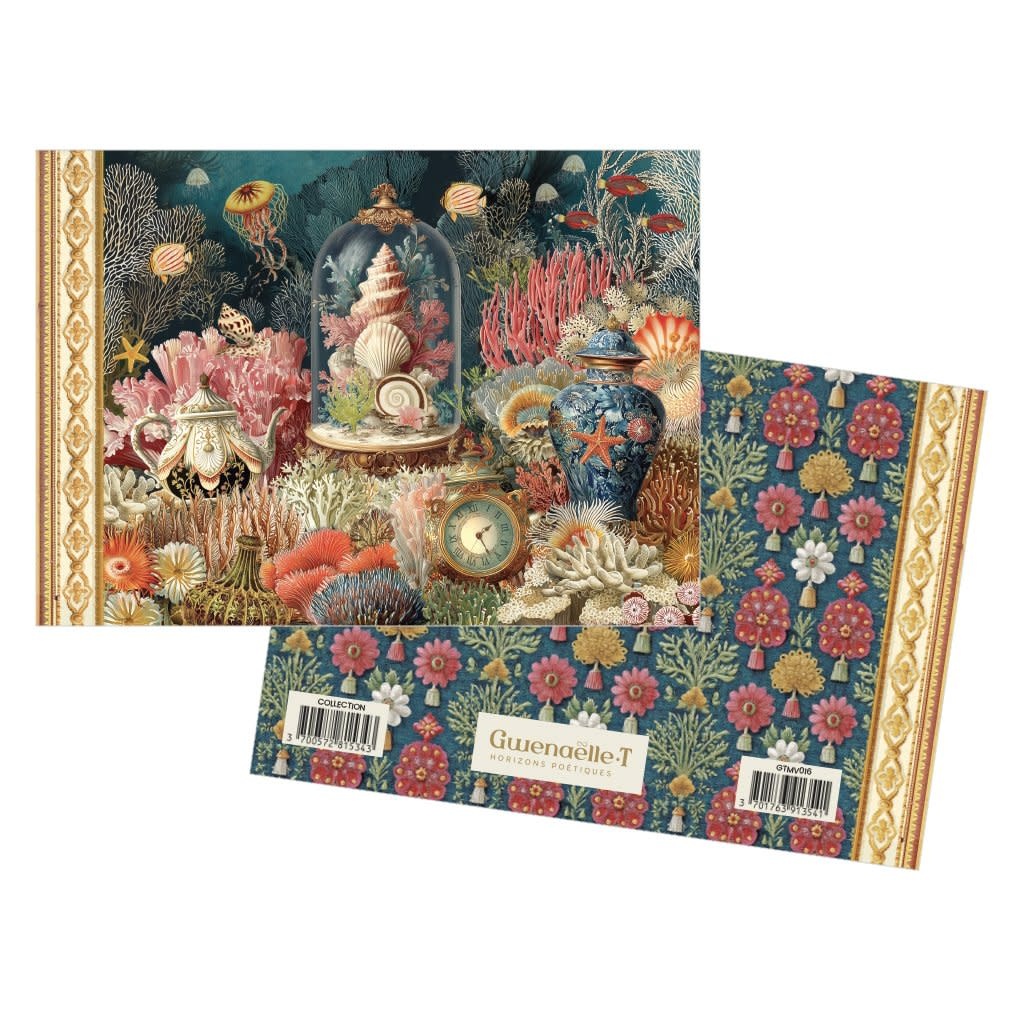 Mini Cahier Illustre 48 Pages 15 X 10 Cm - Tresors