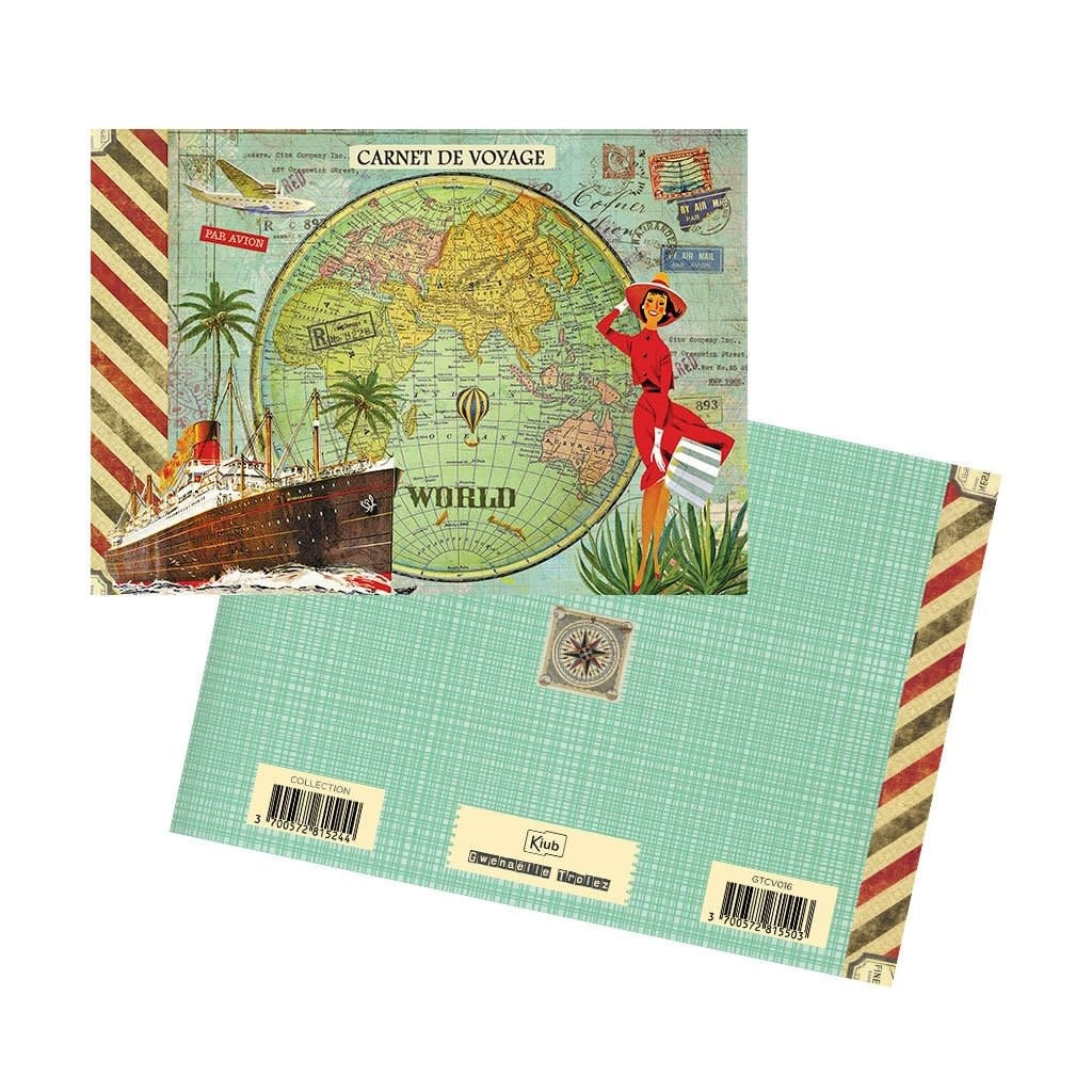 Cahier Illustre 48 Pages 21 X 15 Cm - Monde