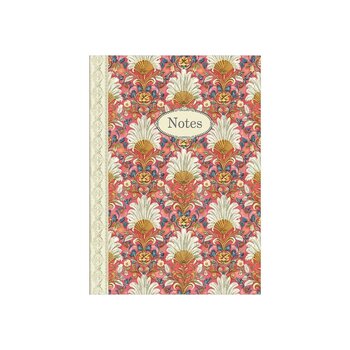 Carnet De Note 48 Pages 10.5 X 15 Cm - Pattern Terracotta Plumes