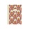Carnet De Note 48 Pages 10.5 X 15 Cm - Pattern Terracotta Plumes