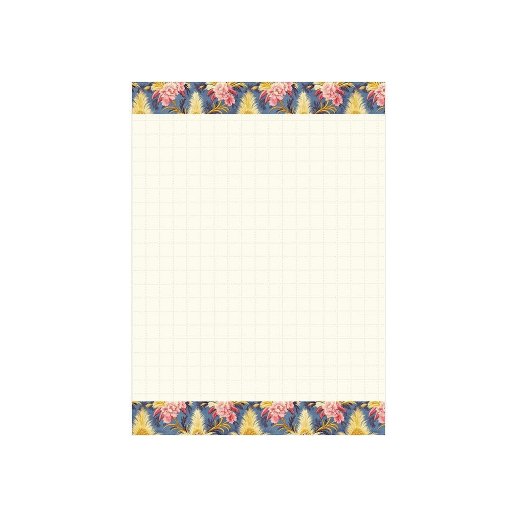 Carnet De Note 48 Pages 10.5 X 15 Cm - Pattern Terracotta Plumes