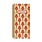 Repertoire Adresses 48 Pages 21 X 10 Cm - Pattern Art Deco Beige Rouge