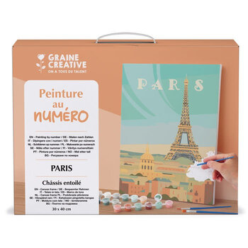 GRAINE CREATIVE Peinture Au Numéro 30x40cm Paris