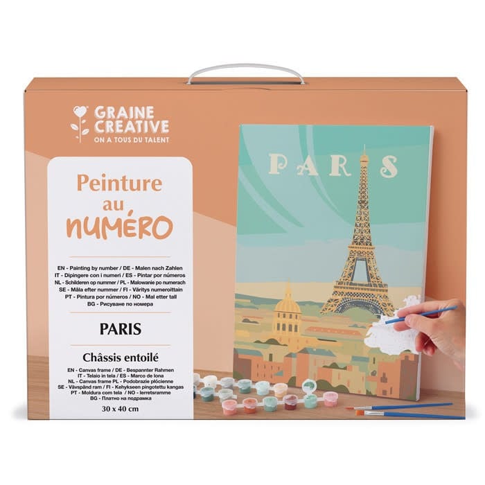 GRAINE CREATIVE Peinture Au Numéro 30x40cm Paris