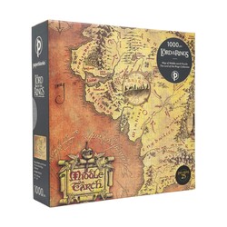 PAPERBLANKS Puzzles Puzzle Carte de la Terre du Milieu  1 000 pièces