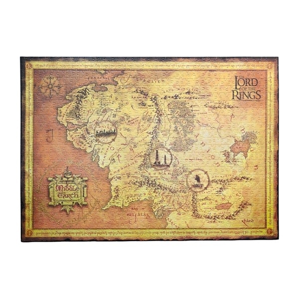 PAPERBLANKS Puzzles Puzzle Carte de la Terre du Milieu  1 000 pièces
