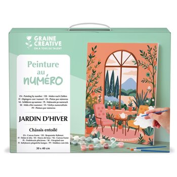 GRAINE CREATIVE Peinture Au Numéro 30x40cm Jardin D'Hiver