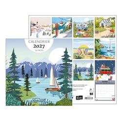 KIUB Calendrier 30x30 16 Mois 2027 - Cake And Crayons - Aventures