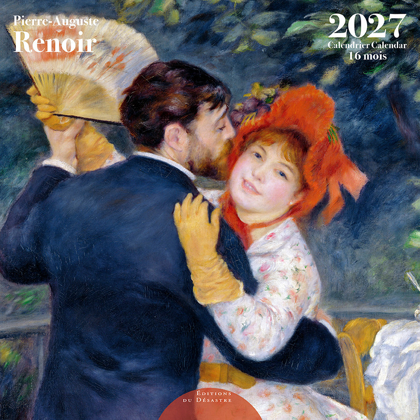 EDITIONS DU DESASTRE Calendrier 16 mois 30X30 Renoir 2027