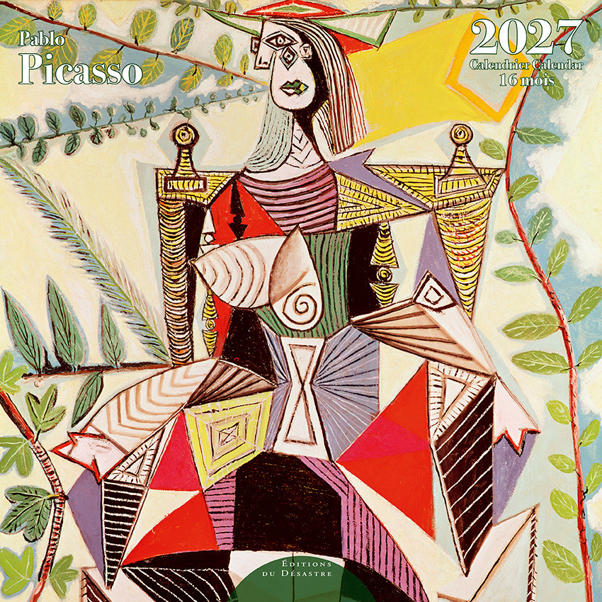 EDITIONS DU DESASTRE Calendrier 16 mois 30X30 Picasso 2027