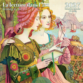 EDITIONS DU DESASTRE Calendrier 16 mois 30X30 Lecture Dans L'Art 2027