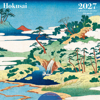 EDITIONS DU DESASTRE Calendrier 16 mois 30X30 Hokusai 2027