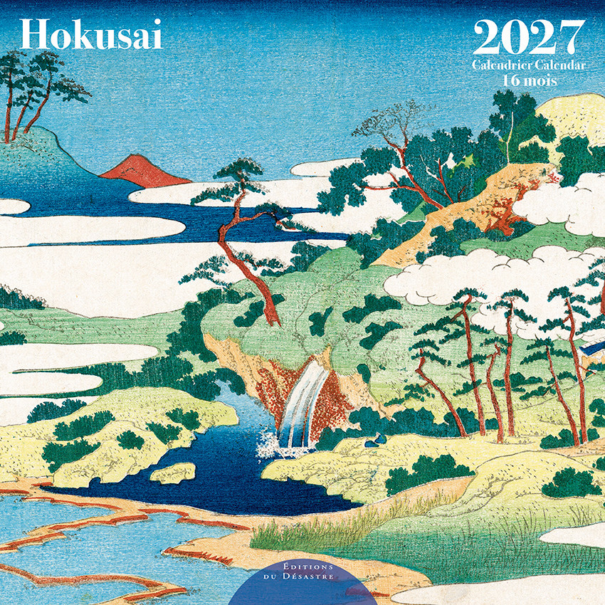 EDITIONS DU DESASTRE Calendrier 16 mois 30X30 Hokusai 2027