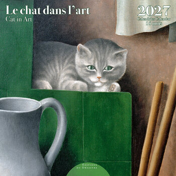 EDITIONS DU DESASTRE Calendrier 16 mois 30X30 Chats Dans L'Art 2027