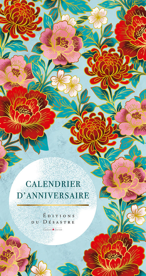 EDITIONS DU DESASTRE Calendrier D'Anniversaire Kyoto 18X34Cm