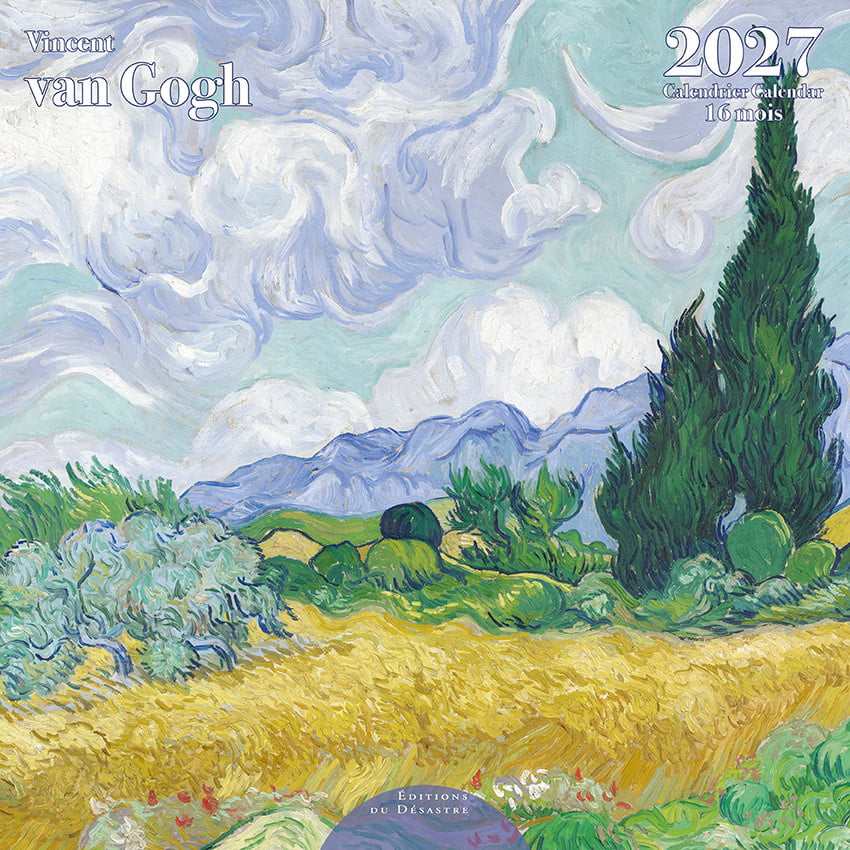 EDITIONS DU DESASTRE Calendrier 16 mois 30X30 Van Gogh 2027