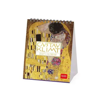 LEGAMI Desk Calendar 2027 - Art Collection - Gustav Klimt - 12x14.5