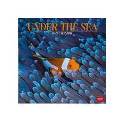 LEGAMI Wall Calendar 2027 - Animals - Under the Sea - 30x29