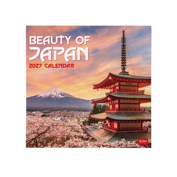 LEGAMI Wall Calendar 2027 - Around the World - Beauty of Japan - 30x29