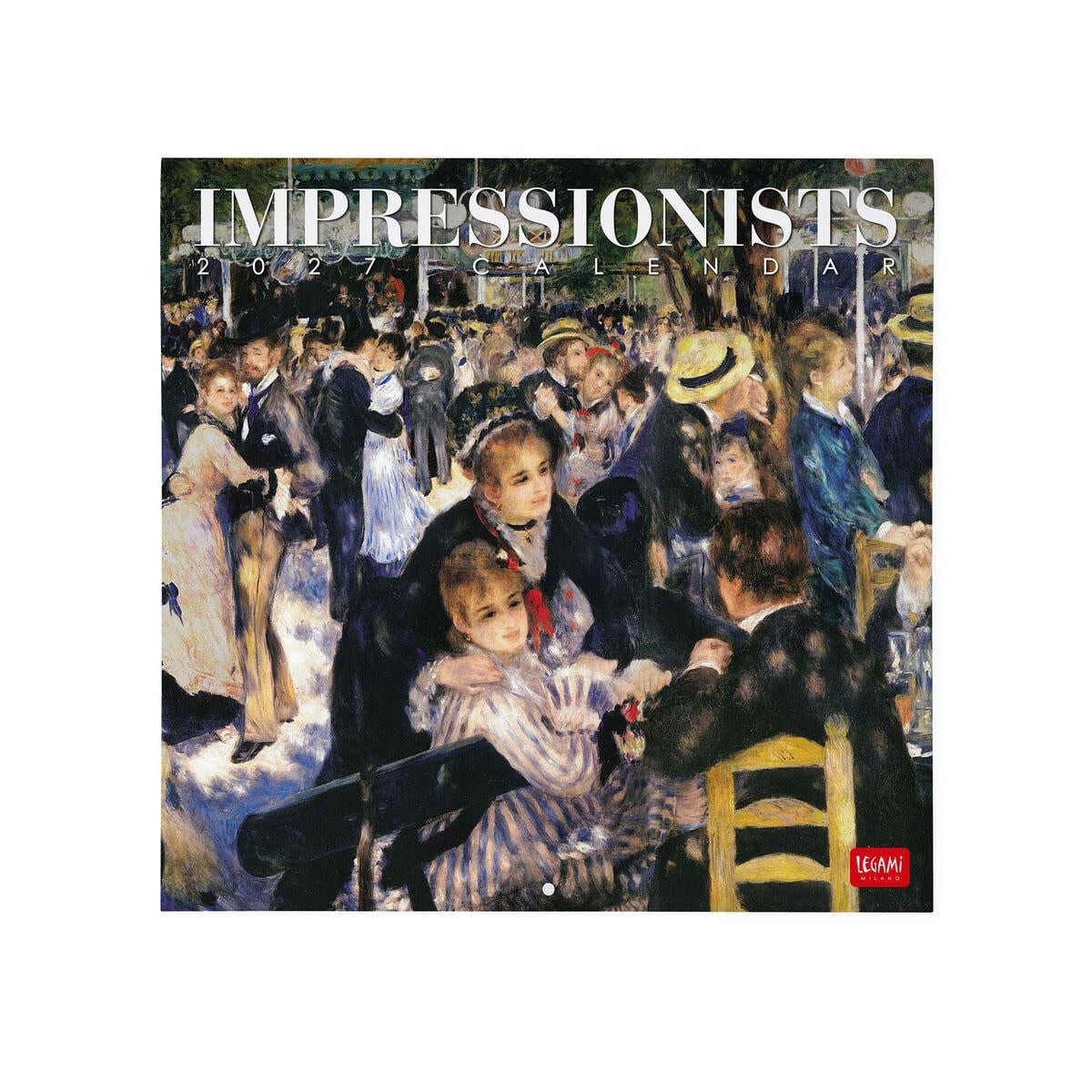 LEGAMI Wall Calendar 2027 - Art Collection - Impressionists - 30x29