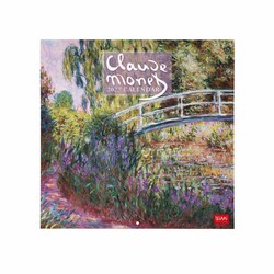 LEGAMI Wall Calendar 2027 - Art Collection - Claude Monet - 30x29