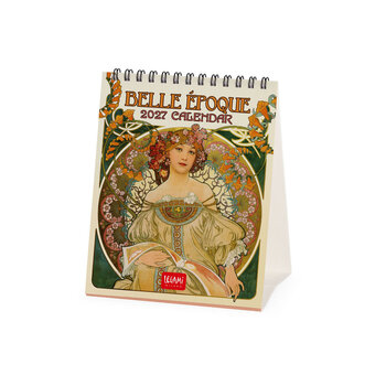 LEGAMI Desk Calendar 2027 - Art Collection - Belle Époque - 12x14.5
