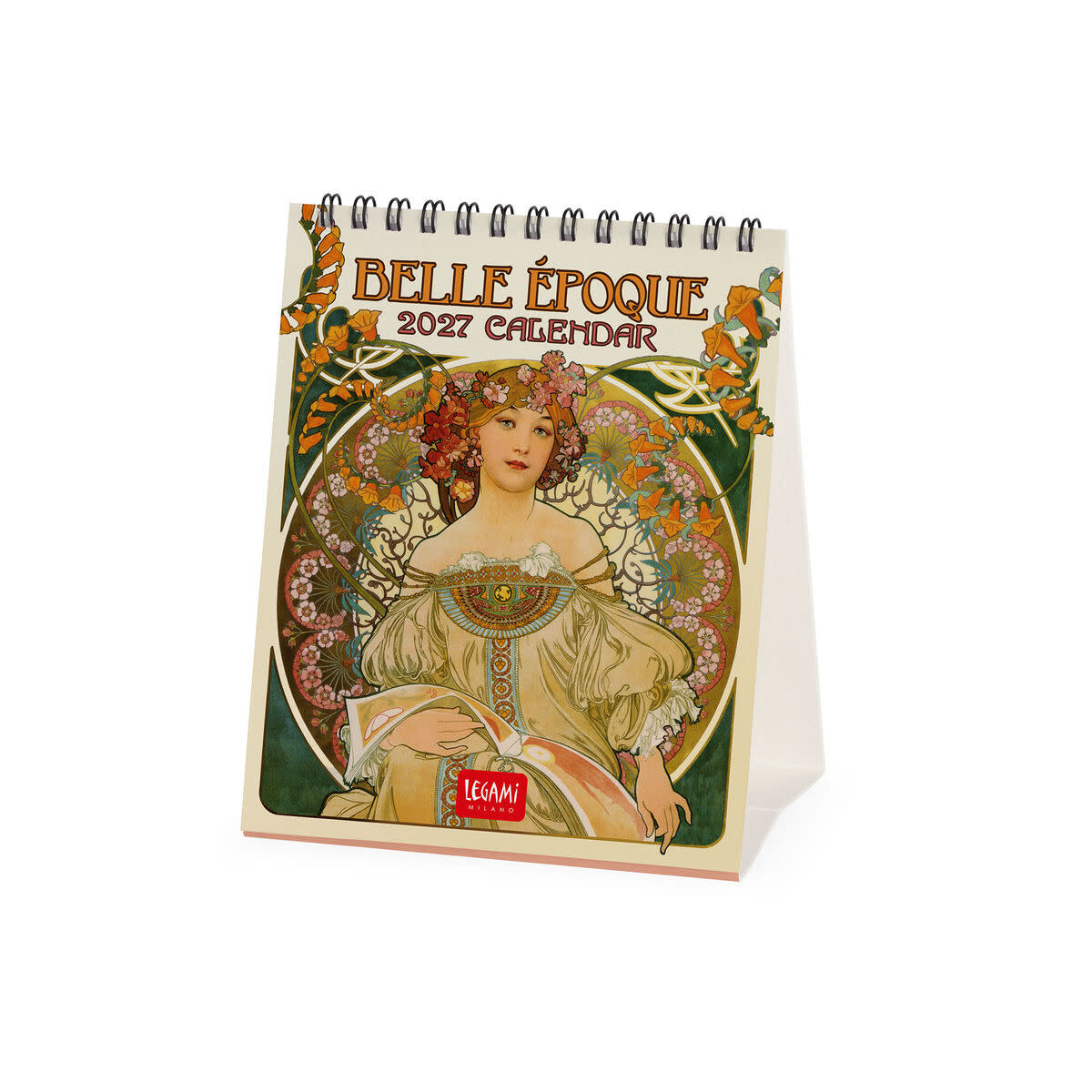 LEGAMI Desk Calendar 2027 - Art Collection - Belle Époque - 12x14.5