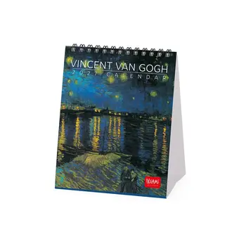 LEGAMI Desk Calendar 2027 - Art Collection - Vincent Van Gogh - 12x14.5